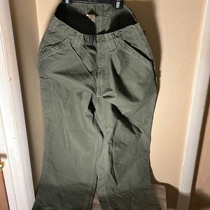 Carhartt NWT Mens Carpenter Jeans B151 OLV Color Green Size 40x30